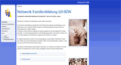 Desktop Screenshot of netzwerk-familienbildung.de